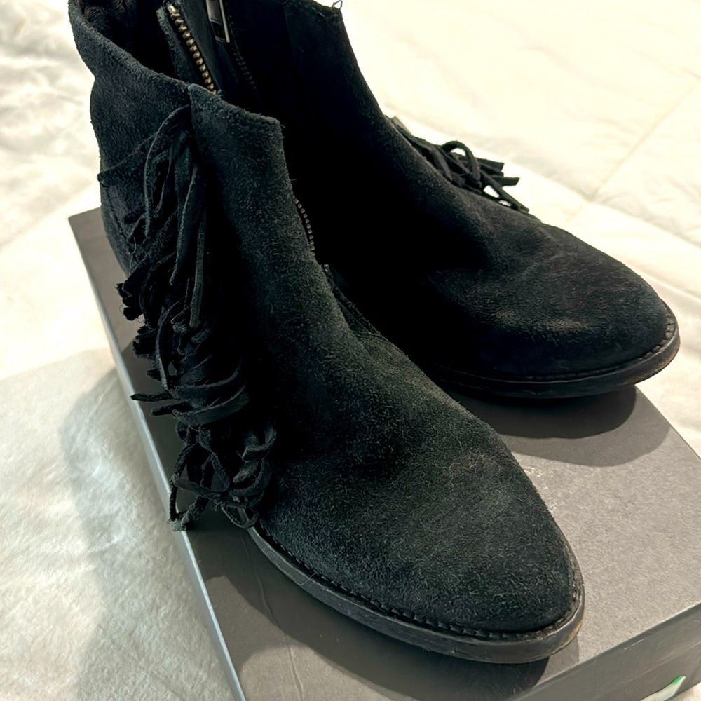 All saints lie cut fringe boots